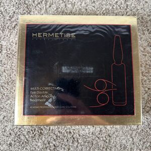 Hermetise Multi Correcting Eye Double Action Ampule Treatment Cream Set NEW NIB
